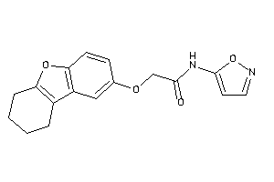 N-isoxazol-5-yl-2-(6,7,8,9-tetrahydrodibenzofuran-2-yloxy)acetamide