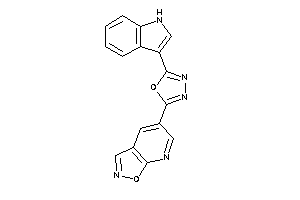 5-[5-(1H-indol-3-yl)-1,3,4-oxadiazol-2-yl]isoxazolo[5,4-b]pyridine