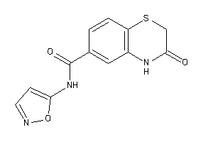 N-isoxazol-5-yl-3-keto-4H-1,4-benzothiazine-6-carboxamide