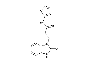 N-isoxazol-5-yl-3-(2-keto-3H-benzimidazol-1-yl)propionamide