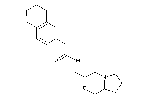 N-(3,4,6,7,8,8a-hexahydro-1H-pyrrolo[2,1-c][1,4]oxazin-3-ylmethyl)-2-tetralin-6-yl-acetamide