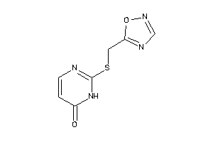 2-(1,2,4-oxadiazol-5-ylmethylthio)-1H-pyrimidin-6-one