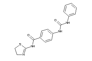 4-(phenylcarbamoylamino)-N-(2-thiazolin-2-yl)benzamide