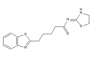 5-(1,3-benzothiazol-2-yl)-N-thiazolidin-2-ylidene-valeramide