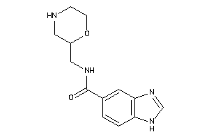 N-(morpholin-2-ylmethyl)-1H-benzimidazole-5-carboxamide