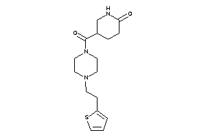 5-[4-[2-(2-thienyl)ethyl]piperazine-1-carbonyl]-2-piperidone