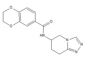 N-(5,6,7,8-tetrahydro-[1,2,4]triazolo[4,3-a]pyridin-6-yl)-2,3-dihydro-1,4-benzodioxine-6-carboxamide