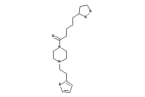 5-(dithiolan-3-yl)-1-[4-[2-(2-thienyl)ethyl]piperazino]pentan-1-one