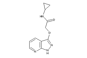Image of N-cyclopropyl-2-(1H-pyrazolo[3,4-b]pyridin-3-yloxy)acetamide