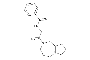 N-[2-(1,3,4,5,7,8,9,9a-octahydropyrrolo[1,2-a][1,4]diazepin-2-yl)-2-keto-ethyl]benzamide