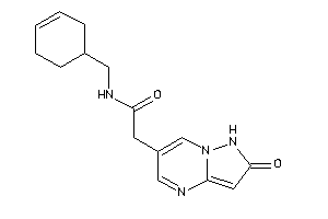 N-(cyclohex-3-en-1-ylmethyl)-2-(2-keto-1H-pyrazolo[1,5-a]pyrimidin-6-yl)acetamide