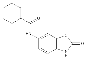 N-(2-keto-3H-1,3-benzoxazol-6-yl)cyclohexanecarboxamide