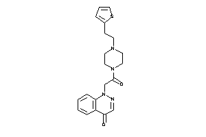 1-[2-keto-2-[4-[2-(2-thienyl)ethyl]piperazino]ethyl]cinnolin-4-one