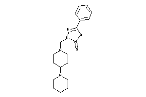 5-phenyl-3-[(4-piperidinopiperidino)methyl]-1,3,4-oxadiazol-2-one