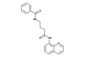 N-[4-keto-4-(8-quinolylamino)butyl]benzamide