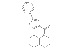 3,4,4a,5,6,7,8,8a-octahydro-2H-quinolin-1-yl-(2-phenylthiazol-4-yl)methanone