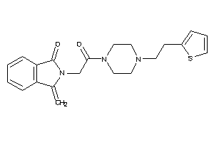 2-[2-keto-2-[4-[2-(2-thienyl)ethyl]piperazino]ethyl]-3-methylene-isoindolin-1-one