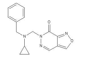 6-[[benzyl(cyclopropyl)amino]methyl]isoxazolo[3,4-d]pyridazin-7-one
