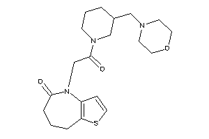 4-[2-keto-2-[3-(morpholinomethyl)piperidino]ethyl]-7,8-dihydro-6H-thieno[3,2-b]azepin-5-one