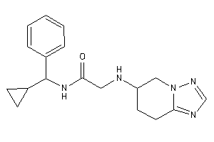 N-[cyclopropyl(phenyl)methyl]-2-(5,6,7,8-tetrahydro-[1,2,4]triazolo[1,5-a]pyridin-6-ylamino)acetamide