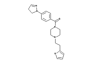 [4-(2-pyrazolin-1-yl)phenyl]-[4-[2-(2-thienyl)ethyl]piperazino]methanone