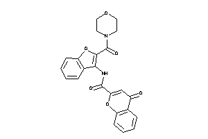 4-keto-N-[2-(morpholine-4-carbonyl)benzofuran-3-yl]chromene-2-carboxamide