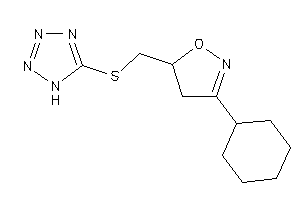 3-cyclohexyl-5-[(1H-tetrazol-5-ylthio)methyl]-2-isoxazoline