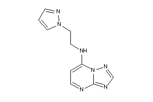 2-pyrazol-1-ylethyl([1,2,4]triazolo[1,5-a]pyrimidin-7-yl)amine