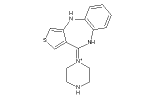 4-piperazin-1-ium-1-ylidene-5,10-dihydrothieno[3,4-c][1,5]benzodiazepine