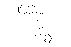 2H-chromen-3-yl-[4-(3-thenoyl)piperazino]methanone