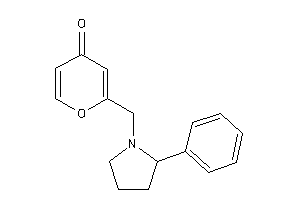 Image of 2-[(2-phenylpyrrolidino)methyl]pyran-4-one
