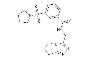 N-(6,7-dihydro-5H-pyrrolo[2,1-c][1,2,4]triazol-3-ylmethyl)-3-pyrrolidinosulfonyl-benzamide