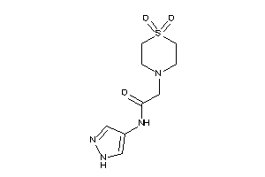 2-(1,1-diketo-1,4-thiazinan-4-yl)-N-(1H-pyrazol-4-yl)acetamide