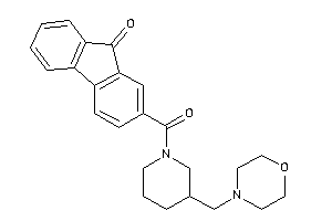 2-[3-(morpholinomethyl)piperidine-1-carbonyl]fluoren-9-one