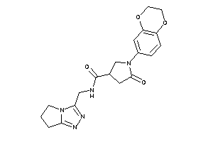 1-(2,3-dihydro-1,4-benzodioxin-6-yl)-N-(6,7-dihydro-5H-pyrrolo[2,1-c][1,2,4]triazol-3-ylmethyl)-5-keto-pyrrolidine-3-carboxamide