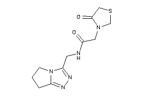 N-(6,7-dihydro-5H-pyrrolo[2,1-c][1,2,4]triazol-3-ylmethyl)-2-(4-ketothiazolidin-3-yl)acetamide