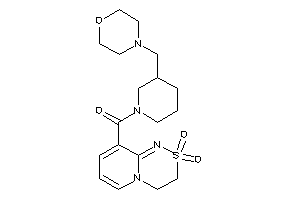 (2,2-diketo-3,4-dihydropyrido[2,1-c][1,2,4]thiadiazin-9-yl)-[3-(morpholinomethyl)piperidino]methanone