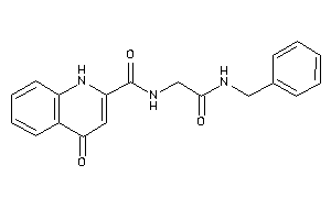 N-[2-(benzylamino)-2-keto-ethyl]-4-keto-1H-quinoline-2-carboxamide