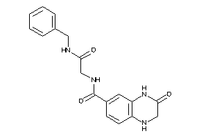 N-[2-(benzylamino)-2-keto-ethyl]-3-keto-2,4-dihydro-1H-quinoxaline-6-carboxamide