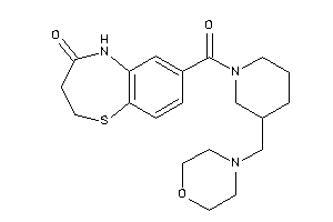 7-[3-(morpholinomethyl)piperidine-1-carbonyl]-3,5-dihydro-2H-1,5-benzothiazepin-4-one