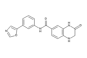 3-keto-N-(3-oxazol-5-ylphenyl)-2,4-dihydro-1H-quinoxaline-6-carboxamide