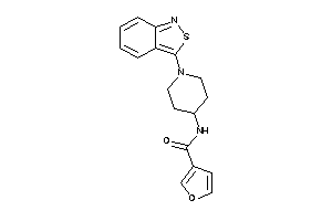 Image of N-[1-(2,1-benzothiazol-3-yl)-4-piperidyl]-3-furamide
