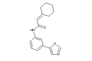 2-cyclohexylidene-N-(3-oxazol-5-ylphenyl)acetamide