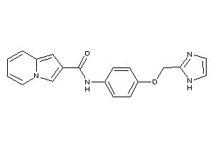 N-[4-(1H-imidazol-2-ylmethoxy)phenyl]indolizine-2-carboxamide