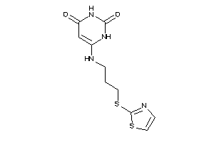 6-[3-(thiazol-2-ylthio)propylamino]uracil