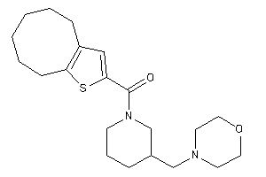 4,5,6,7,8,9-hexahydrocycloocta[b]thiophen-2-yl-[3-(morpholinomethyl)piperidino]methanone