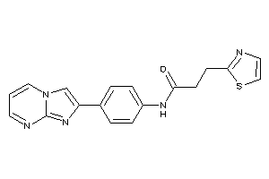 N-(4-imidazo[1,2-a]pyrimidin-2-ylphenyl)-3-thiazol-2-yl-propionamide