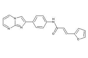 3-(2-furyl)-N-(4-imidazo[1,2-a]pyrimidin-2-ylphenyl)acrylamide