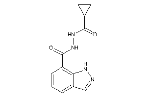 N'-(cyclopropanecarbonyl)-1H-indazole-7-carbohydrazide