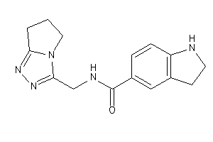 N-(6,7-dihydro-5H-pyrrolo[2,1-c][1,2,4]triazol-3-ylmethyl)indoline-5-carboxamide